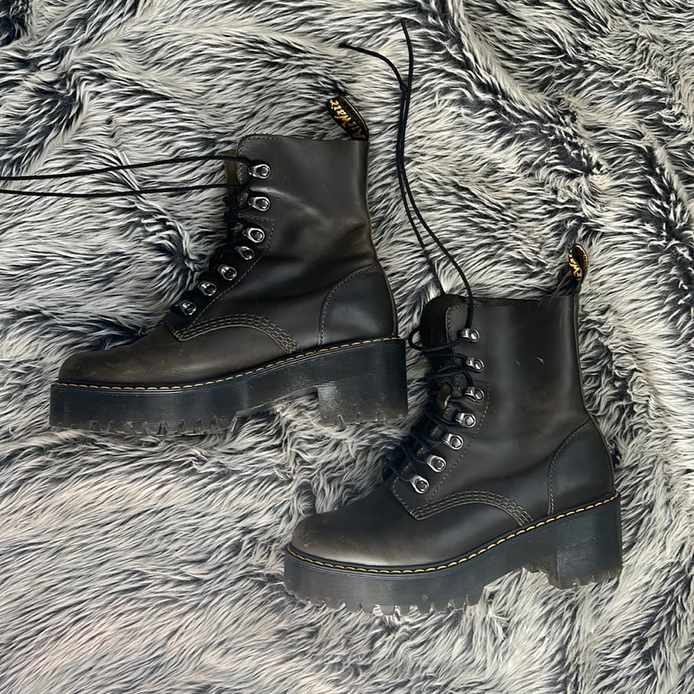 Dr. Martens Leona Platform Ankle Boots